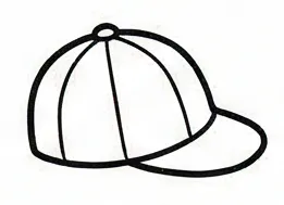 a drawing of a baseball cap.webp